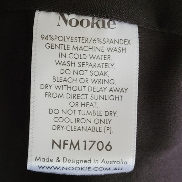 Nookie Pretty Woman Midi Dress Black Size XS - Picture 10 of 10